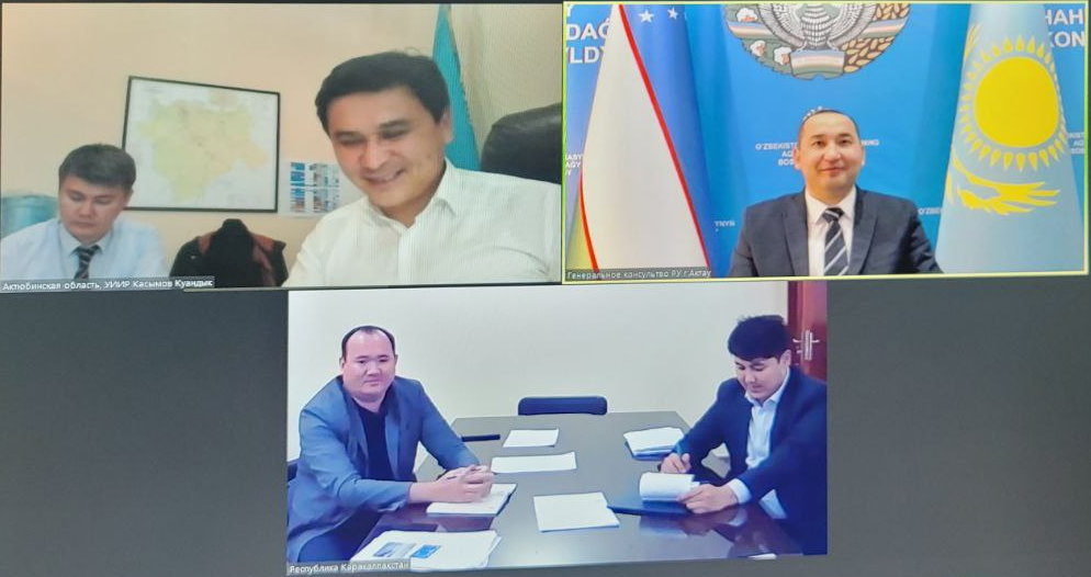 Состоялись конструктивные переговоры о налаживании сотрудничества деловых кругов Каракалпакстана и Актюбинской области