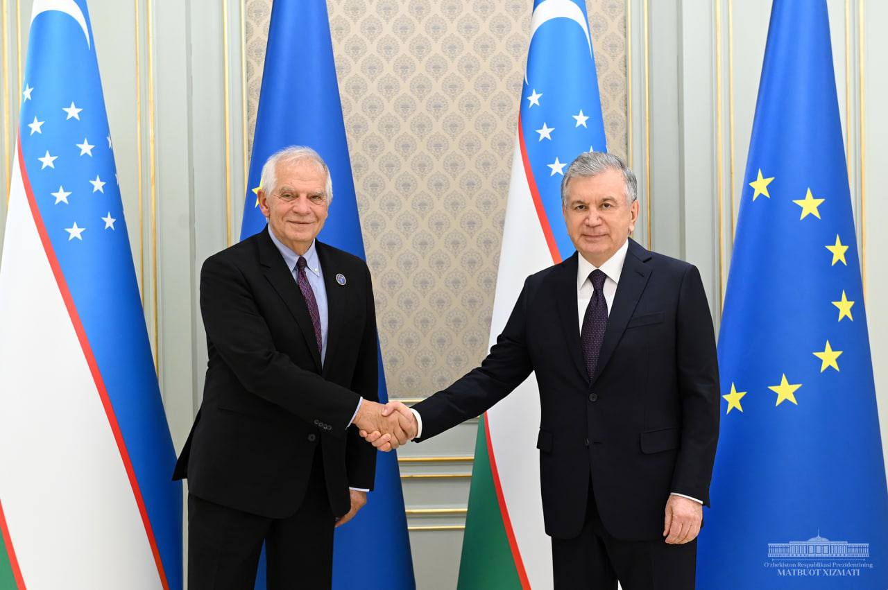 Президент Республики Узбекистан провел встречу с Верховным представителем Европейского союза по иностранным делам и политике безопасности