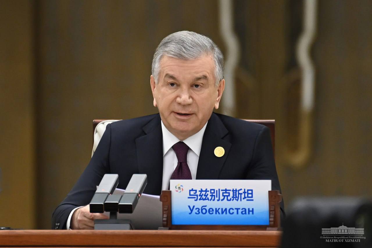 Выступление Президента Республики Узбекистан Шавката Мирзиёева на саммите «Центральная Азия – Китай»